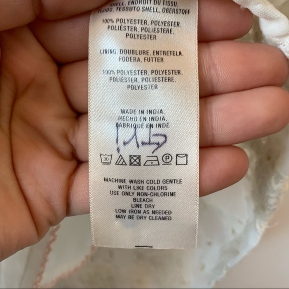 Anthropologie Floreat Eyelet Off Shoulder Blouse - Picture 7 of 9